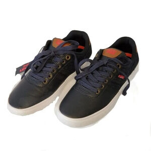 Levi's Mens Miles Tumbled Sneakers Denim Size 8 New with tags Navy Blue